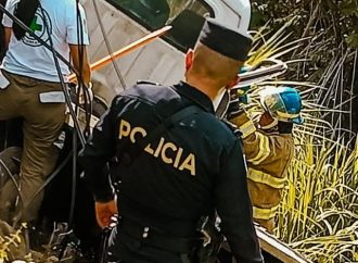 DOS PERSONAS LESIONADAS EN ACCIDENTE DE TRÁNSITO EN SAN VICENTE