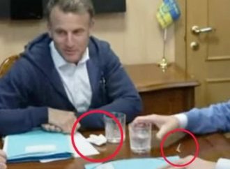 CON LAS MANOS EN LA MASA’: MACRON Y MERZ SORPRENDIDOS ESCONDIENDO OBJETOS EN TREN HACIA KIEV