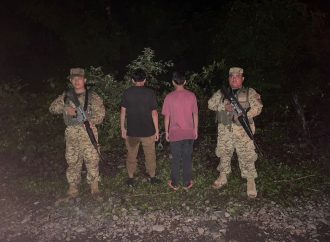 CAPTURAN A DOS MENORES VINCULADOS A ESTRUCTURAS CRIMINALES EN PASO FRONTERIZO ILEGAL