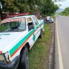 MOTOCICLISTA RESULTÓ LESIONADO TRAS SER IMPACTADO POR PIEDRA LANZADA POR CAMIÓN EN CARRETERA DE SANTA ANA A SONSONATE