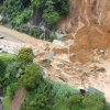 GUATEMALA; CONRED CONTINÚA LABORES DE LIMPIEZA EN EL KM 24.5 DE CARRETERA A EL SALVADOR