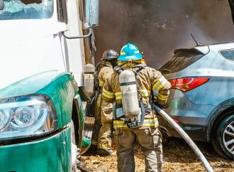 BOMBEROS ATENDIERON 43 INCENDIOS EN DISTINTAS ZONAS DE EL SALVADOR ESTE 23 DE FEBRERO