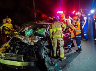 RESCATISTAS LIBERARON A PERSONA ATRAPADA TRAS ACCIDENTE EN EL CONGO, SANTA ANA ESTE