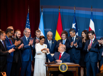 TRUMP LANZA “ESCUDO DE LAS AMÉRICAS” JUNTO A LÍDERES LATINOAMERICANOS PARA COMBATIR AL NARCOTRÁFICO