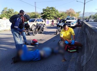 MOTOCICLISTA RESULTA LESIONADO TRAS CHOQUE CON VEHÍCULO EN TRONCAL DEL NORTE