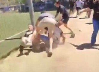 PELEA ENTRE PADRES INTERRUMPE PARTIDO DE FÚTBOL INFANTIL EN EL CAFETALÓN