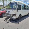 MOTOCICLISTA FALLECE TRAS ACCIDENTE CON TRANSPORTE COLECTIVO EN SAN MIGUEL