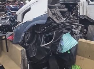 FUERTE ACCIDENTE DE TRÁNSITO EN CARRETERA HACIA SONSONATE CERCA DE LA CENTRAL IZALCO DEJÓ DAÑOS MATERIALES Y LESIONADOS