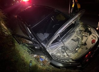 CONDUCTOR ABANDONA VEHÍCULO TRAS ACCIDENTE EN LA TRONCAL DEL NORTE, APOPA