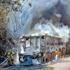 INCENDIO DE AUTOBÚS FUE CONTROLADO POR BOMBEROS EN LA UNIÓN