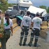 CUERPOS DE SOCORRO CONFIRMAN VARIOS LESIONADOS TRAS MÚLTIPLE ACCIDENTE EN CARRETERA DE ACAJUTLA A SONSONATE