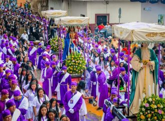 IZALCO EN SONSONATE VIVE CON DEVOCIÓN LA TRADICIONAL PROCESIÓN DE LOS CRISTOS EN SEMANA SANTA