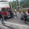 ACCIDENTE DE TRÁNSITO DEJA CINCO PERSONAS LESIONADAS EN AUTOPISTA A COMALAPA