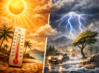 CALOR PERSISTE Y SE PREVÉN LLUVIAS CON TORMENTAS ELÉCTRICAS ESTE MARTES EN EL SALVADOR