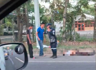 ENCUENTRAN SIN VIDA A HOMBRE EN PASO A DESNIVEL DE APOPA EN SAN SALVADOR