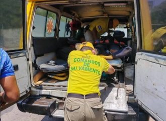 MENOR RESULTA GRAVEMENTE HERIDO TRAS CHOCAR CONTRA RASTRA EN CALLE A NEJAPA