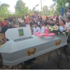 COMUNIDAD DESPIDE A NIÑA DE 10 AÑOS TRAS HECHO OCURRIDO EN ACTIVIDAD ESCOLAR EN CERRO VERDE,SANTA ANA