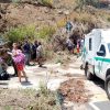 UN PICK UP VOLCÓ EN CHALATENANGO Y EL PERCANCE DEJÓ MÁS DE SEIS PERSONAS LESIONADAS