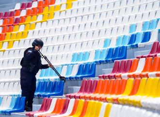 PNC REALIZA INSPECCIÓN DE SEGURIDAD EN EL ESTADIO “MÁGICO” GONZÁLEZ PREVIO A LA FINAL ENTRE FAS Y ÁGUILA