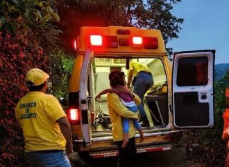 NIÑA RESULTA LESIONADA TRAS ACCIDENTE DE TRÁNSITO EN SONZACATE