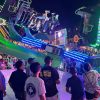 FALLA MECÁNICA EN JUEGO DE FERIA GENERÓ EMERGENCIA Y MOVILIZÓ A EQUIPOS DE RESCATE EN ACAJUTLA,SONSONATE