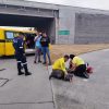 DOS PERSONAS RESULTAN AFECTADAS EN ACCIDENTE DE MOTOCICLETA EN EL REDONDEL CLAUDIA LARS