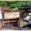 VARIAS PERSONAS RESULTAN LESIONADAS EN CHOQUE ENTRE AUTOBÚS Y CAMIÓN EN MORAZÁN