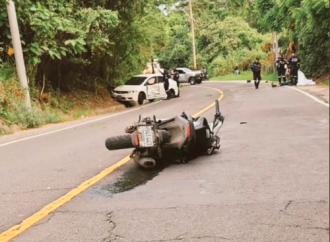 MOTOCICLISTA FALLECE EN ACCIDENTE DE TRÁNSITO EN OLOCUILTA