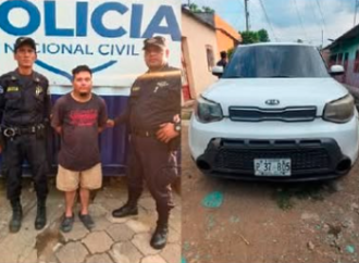 PNC REPORTA CAPTURA DE HOMBRE SEÑALADO DE ROBAR VEHÍCULO DE TRANSPORTE POR APLICACIÓN EN SANTA ANA CENTRO