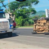 DOS AGENTES DE LA PNC RESULTAN LESIONADOS EN ACCIDENTE DE TRÁNSITO EN GUAZAPA