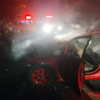 DOS PERSONAS LESIONADAS Y UN VEHÍCULO INCENDIADO TRAS FUERTE ACCIDENTE EN EL BULEVAR VENEZUELA