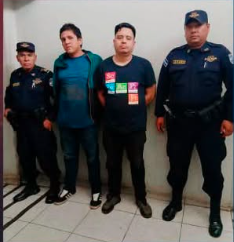 CAPTURARON A DOS HOMBRES SEÑALADOS DE HURTAR UN VEHÍCULO EN AHUACHAPÁN