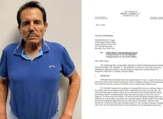 EL “MAYO” ZAMBADA ACEPTA CADENA PERPETUA EN ESTADOS UNIDOS