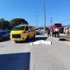 CICLISTA FALLECE TRAS SER ATROPELLADO POR UN BUS EN LA CARRETERA DE SAN SALVADOR HACIA SANTA ANA