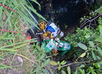 MOTOCICLISTA MUERE TRAS CAER A UNA QUEBRADA EN EL PAISNAL