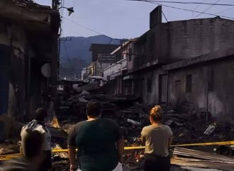 INCENDIO DEJÓ IMPORTANTES PÉRDIDAS A COMERCIANTES DEL MERCADO PROVISIONAL DE ARMENIA