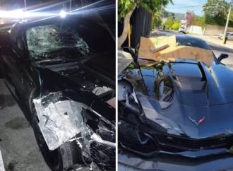 REVELAN IDENTIDAD DE MOTOCICLISTA QUE FALLECIÓ TRAS ACCIDENTE CON UN CORVETTE EN SAN SALVADOR