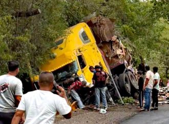 MUERE CONDUCTOR DE FURGÓN TRAS APARATOSO ACCIDENTE EN LA RUTA MILITAR, CERCA DE JOCORO