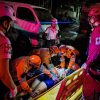 RESCATAN A PERSONA QUE CAYÓ A UNA QUEBRADA EN MEJICANOS