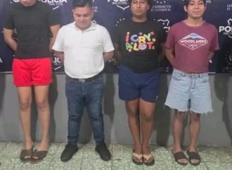 PNC CAPTURA A CUATRO HOMBRES TRAS PELEA EN LOS ALREDEDORES DE UNA DISCOTECA EN SONSONATE