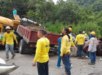 ACCIDENTE MÚLTIPLE SE REGISTRA EN LA CARRETERA PANAMERICANA, EN EL TRAMO DE LOS CHORROS