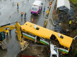 CUATRO FALLECIDOS Y 10 LESIONADOS DEJA SINIESTRO VIAL EN LA CARRETERA LOS CHORROS, CAPTURARON AL RESPONSABLE