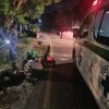 MOTOCICLISTA RESULTA LESIONADO TRAS COLISIONAR CONTRA UN SEDÁN EN SANTA ANA